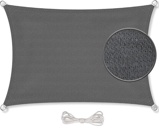Grande surface d’ombrage 5 × 7 m