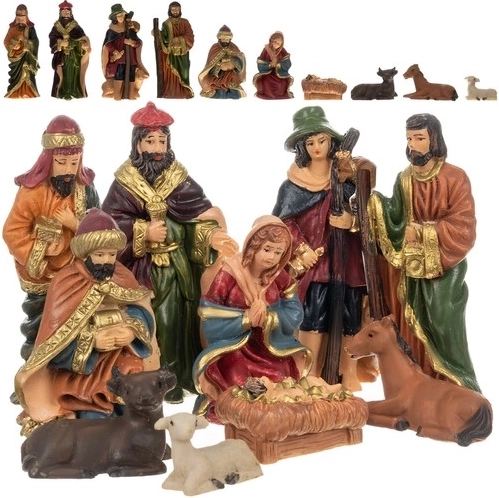 Figure per il presepe - set da 10 pezzi