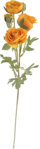 Umjetni cvijet ljutić (Ranunculus) žuti 66 cm