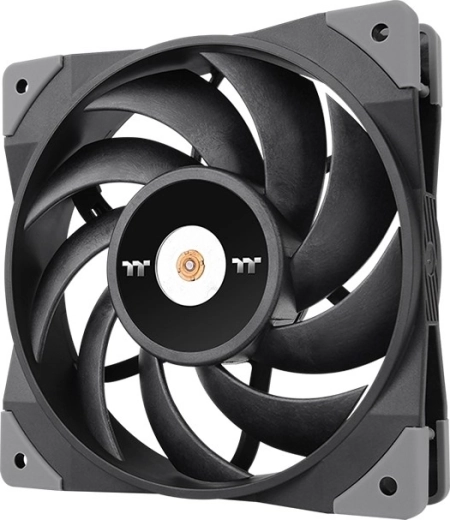 Ventola THERMALTAKE TOUGHFAN 120 mm con cuscinetto idraulico, alto flusso d’aria, nera