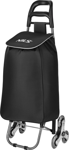 NILS Camp rolling shopping bag 40 L – black