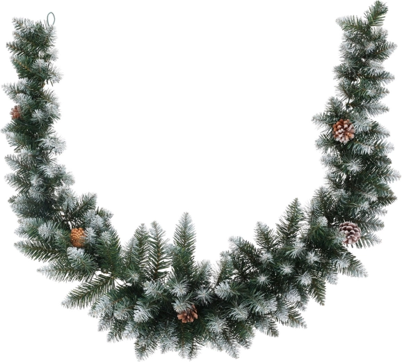Decoratieve kerstguirlande van PVC 180 cm