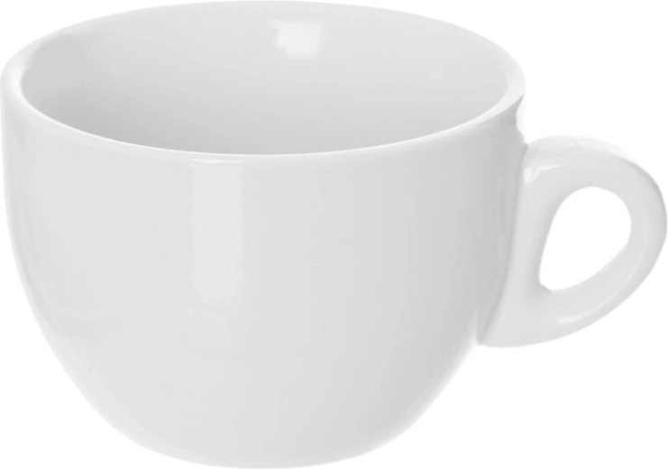 Tasse en porcelaine Mona pour cappuccino 0,21 l blanche