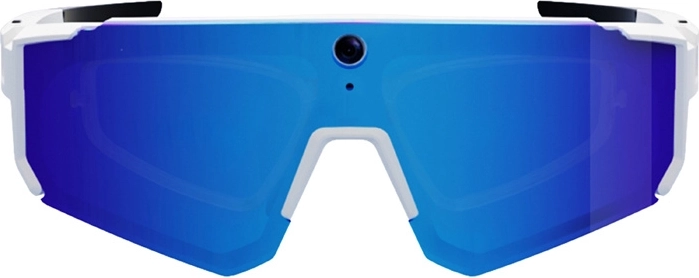 Slimme sportbril met camera COLMI V06 AI wit (blauwe lenzen)