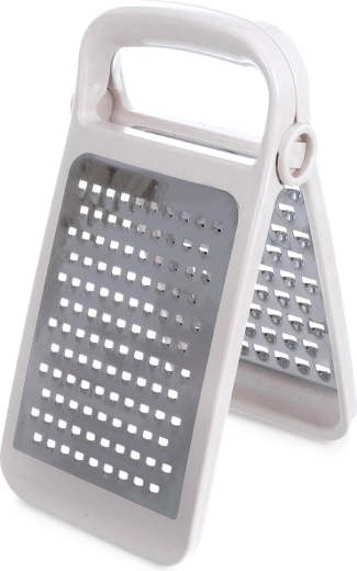 Râpe de cuisine pliable Orion double face en acier inoxydable