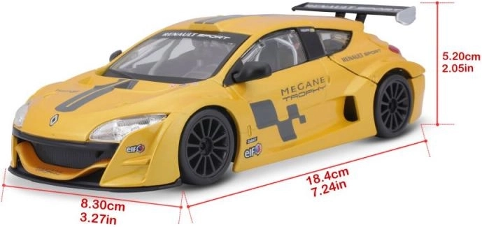 Kovová karoserie v měřítku 1:24