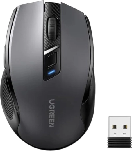 Mouse wireless Ugreen MU006 silent click 2,4 GHz nera