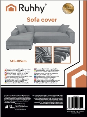 Größe 145–185 cm für gängige Ecksofas