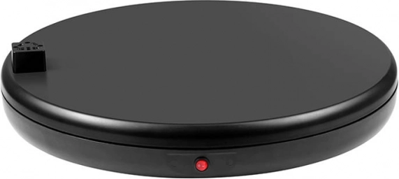 PULUZ Rotating Display Stand 45 cm with Power Outlet, Black