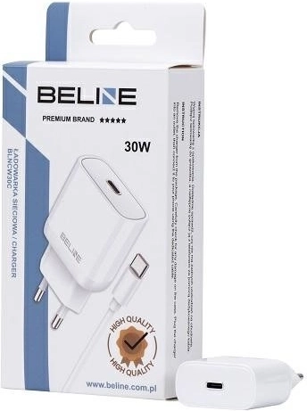 30 W GaN USB‑C-vægoplader + USB‑C-kabel – Hvid