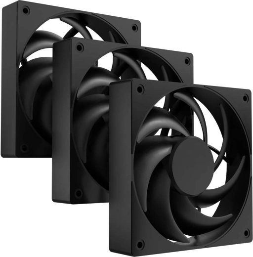 Fury SAI S12 PWM sada 3 ventilátorov čierna