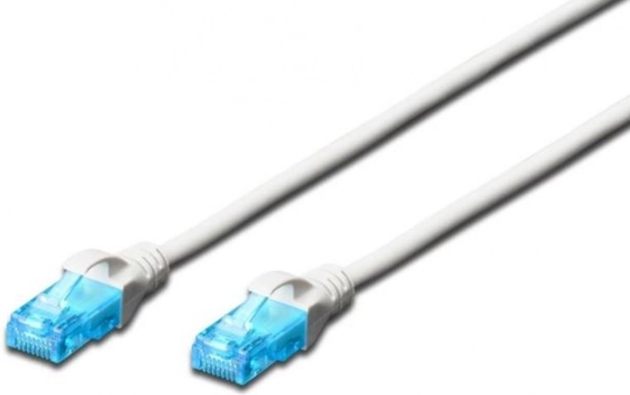 Cavo patch RJ45 U/UTP categoria 5e PVC Bianco 1 m