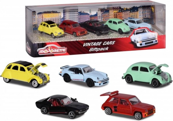 Majorette set of classic cars, 5 pieces