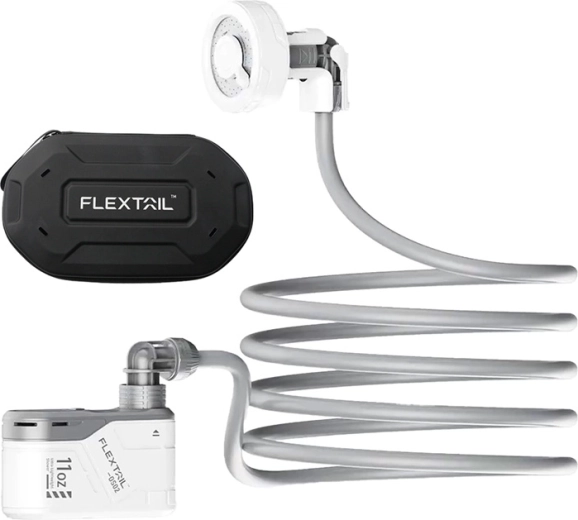 Flextail Max portable shower with case (white)