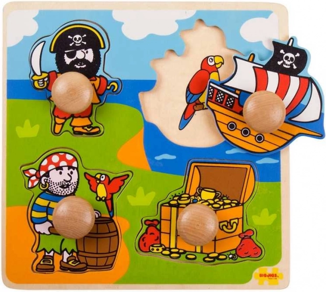 Inset Puzzle Pirates from Bigjigs Toys