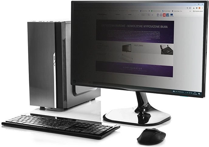 Filtro privacy QOLTEC per monitor da 22" 16:10