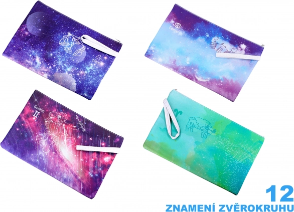 Folder with Zipper A4 Zodiac Sign