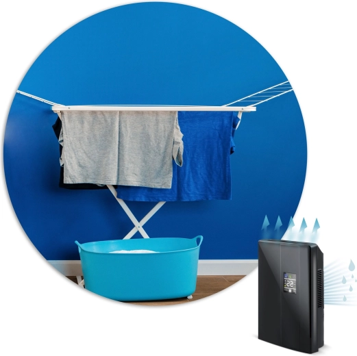 Asciugatura del bucato più rapida e meno umidità
