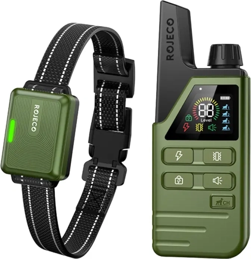 Collare da addestramento Rojeco DOG800 verde