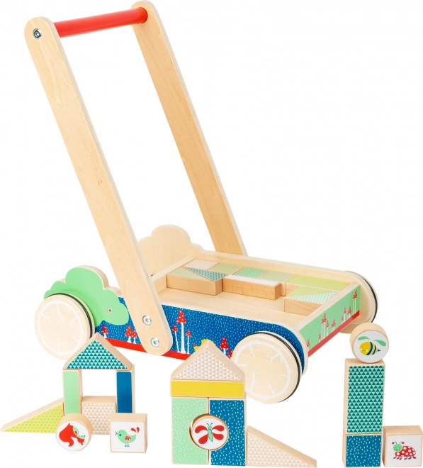 Girello in legno con blocchi SMALL FOOT Move it!