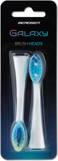 Replacement Heads for Berdsen Galaxy Sonic Toothbrush, 2 pcs