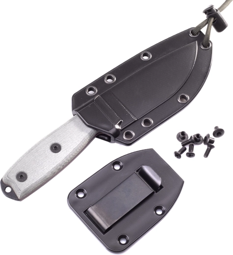 Lightweight, durable Zytel sheath with MOLLE