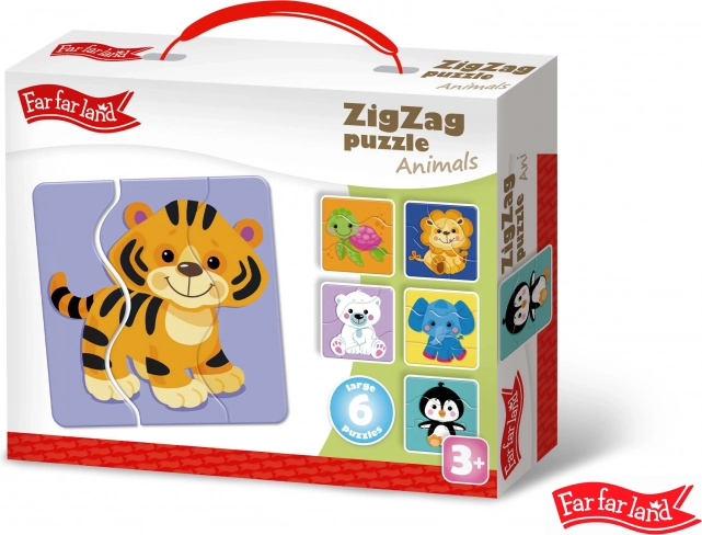 Puzzle ZigZag Animal Friends Far Far Land 6 Pictures