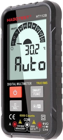 true rms digital multimeter habotest ht112b