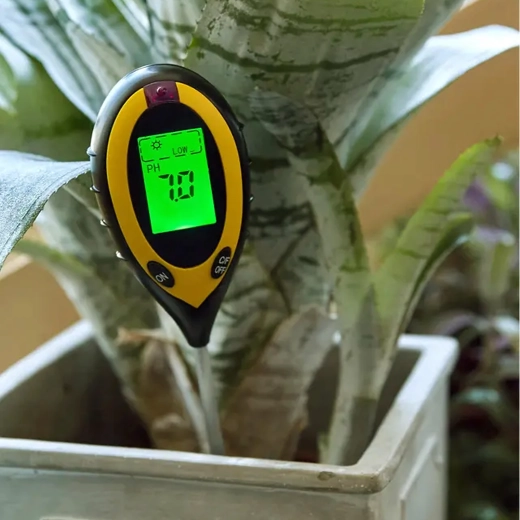 Soil pH measurement for proper plant nutrition