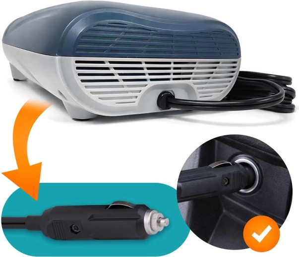 Alimentazione dalla presa auto 12 V e funzione sgonfiaggio