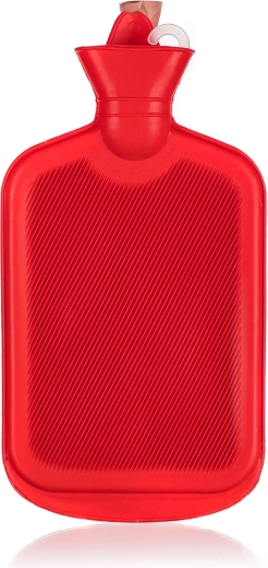 Robust gummiflaske med jævn varmeafgivelse