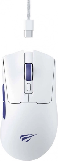 Wired Gaming Mouse Havit MS966 RGB White