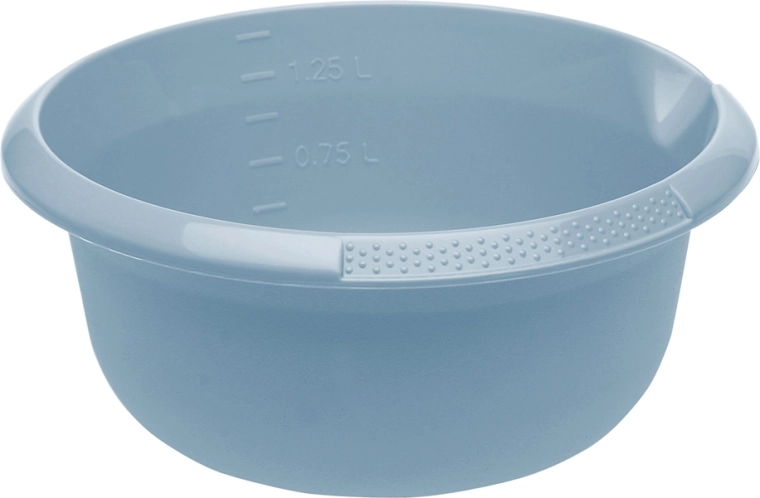 Runde Schüssel mit Ausguss Nordic Blue 20 cm 1,5 l