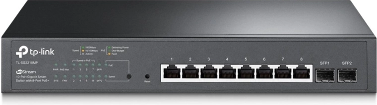 Switch Smart TP-Link SG2210MP 8 porte PoE+ 2 slot SFP
