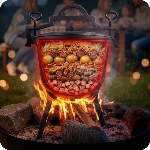 Stability over the fire and on the ground