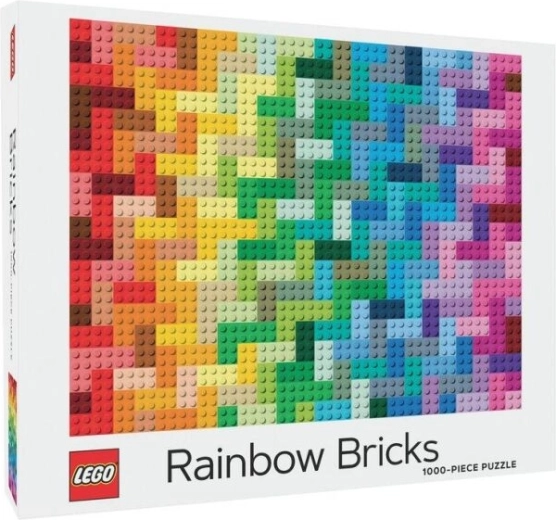 Križanka Chronicle Books LEGO mavrične kocke 1000 koščkov