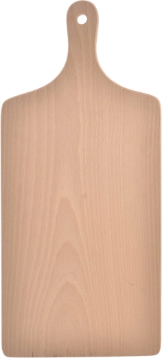 Planche à découper en bois avec poignée 43 × 19 cm