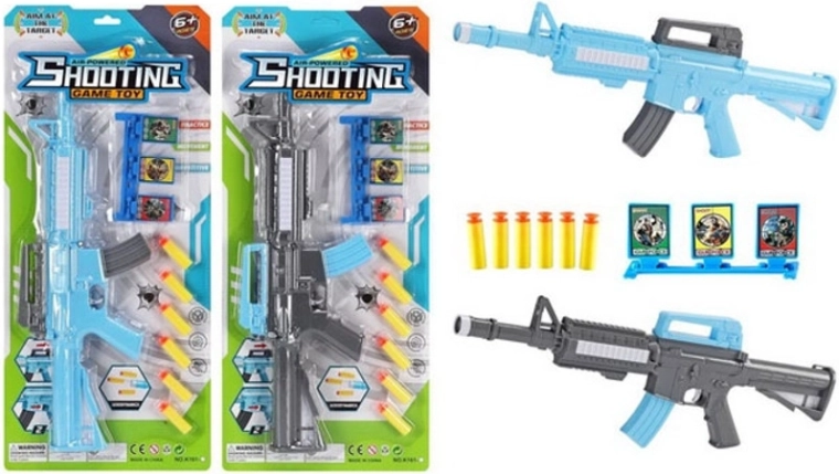 Kids Soft-Dart Rifle with Darts and Targets
