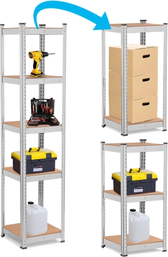 Montaggio senza viti e possibilità di divisione