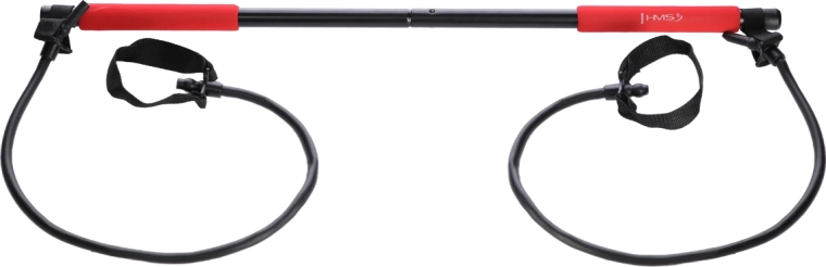 Pilates strengthening bar with resistance bands HMS DC30