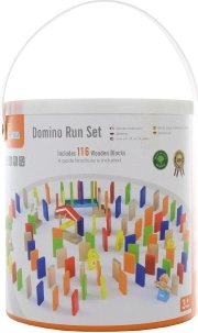 Viga domino in legno fattoria – 116 pezzi