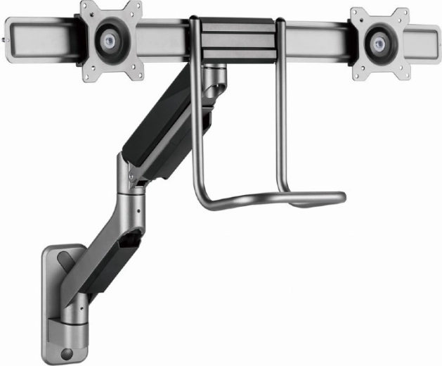 Dual Wall Mount Monitor Holder 17-32 Inches 8 kg