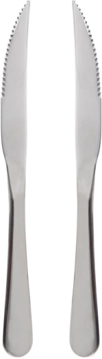 Orion stainless steel knives for steaks and burgers, 2 pcs
