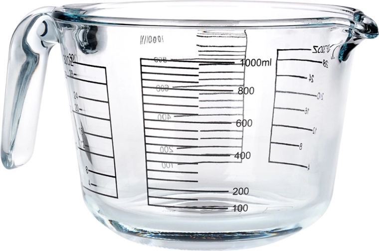 Natančno merjenje v ml in fl oz