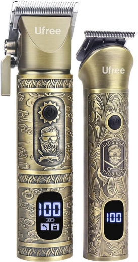 Ufree cordless clipper and T‑trimmer for hair and beard 3‑in‑1