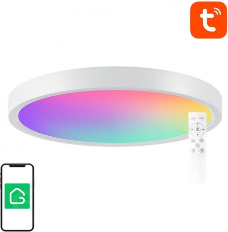Smart Ceiling Light 30cm WiFi/Bluetooth 16M RGBCW Gosund LB12 1920lm Tuya with Remote Control