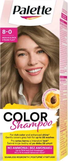 Palette Color Shampoo 8-00 biondo medio 50 ml