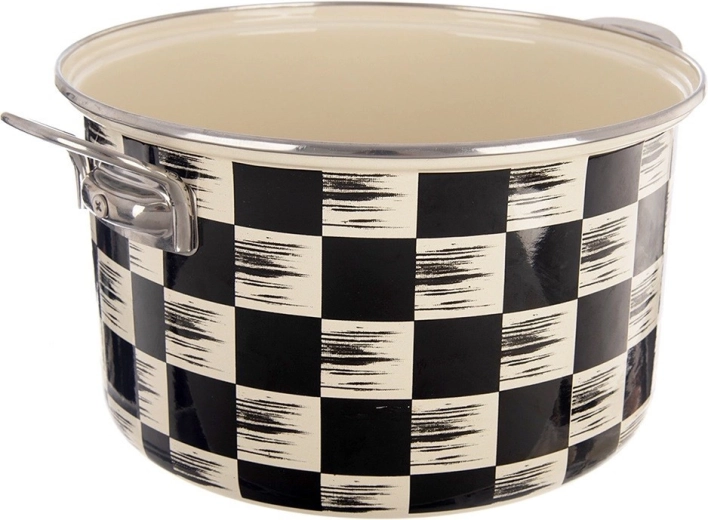 Durable enamelled steel