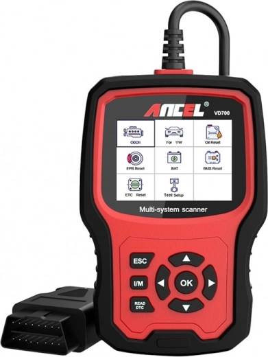 ANCEL VD700 OBD2 diagnosztikai szkenner VAG járművekhez