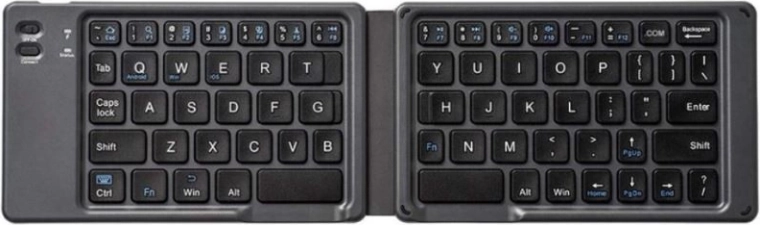 Zložljiva brezžična Bluetooth 3.0 tipkovnica z baterijo za ponovno polnjenje